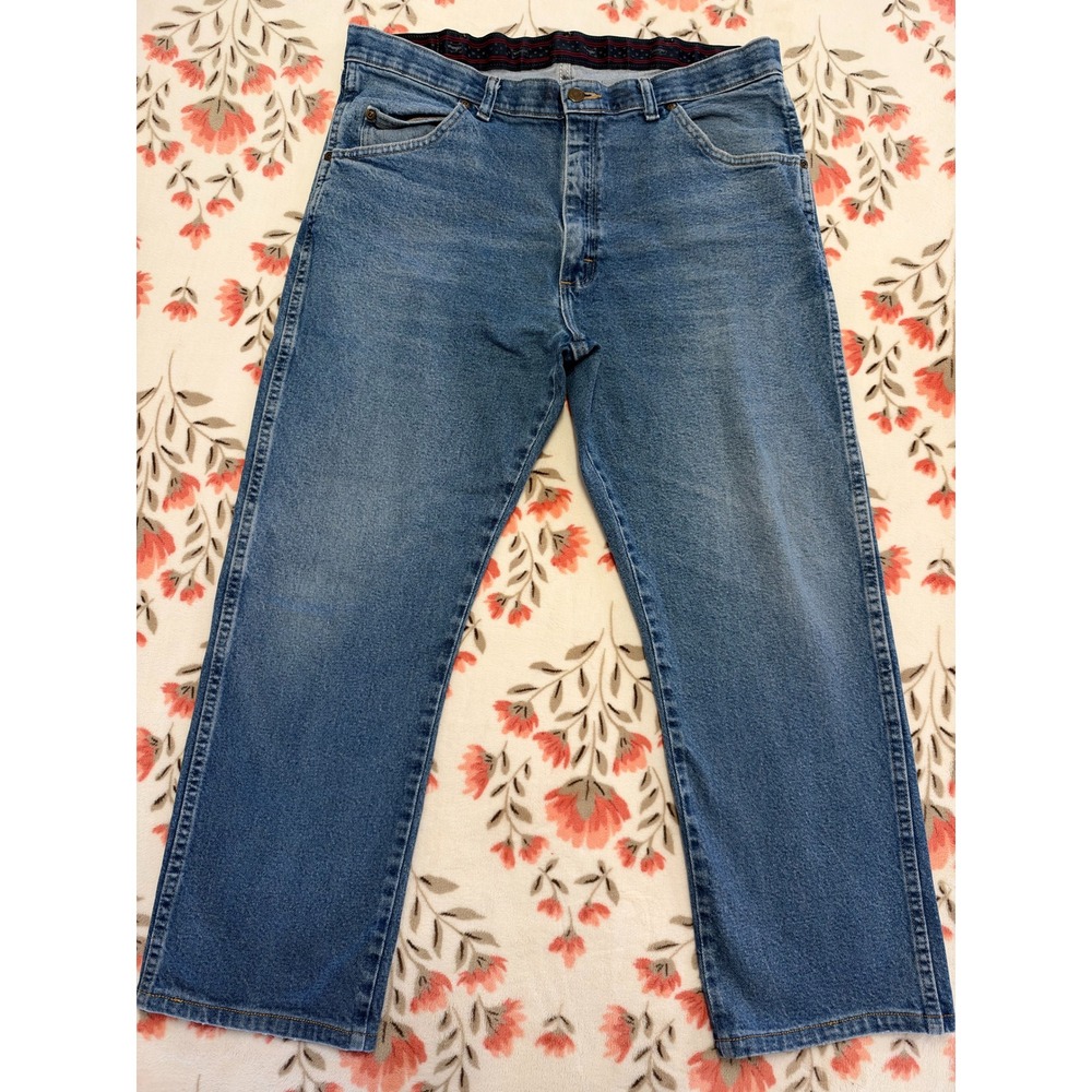 Wrangler Hero Authentic Regular Fit Jeans 36x29 Blue Denim 855WAQD